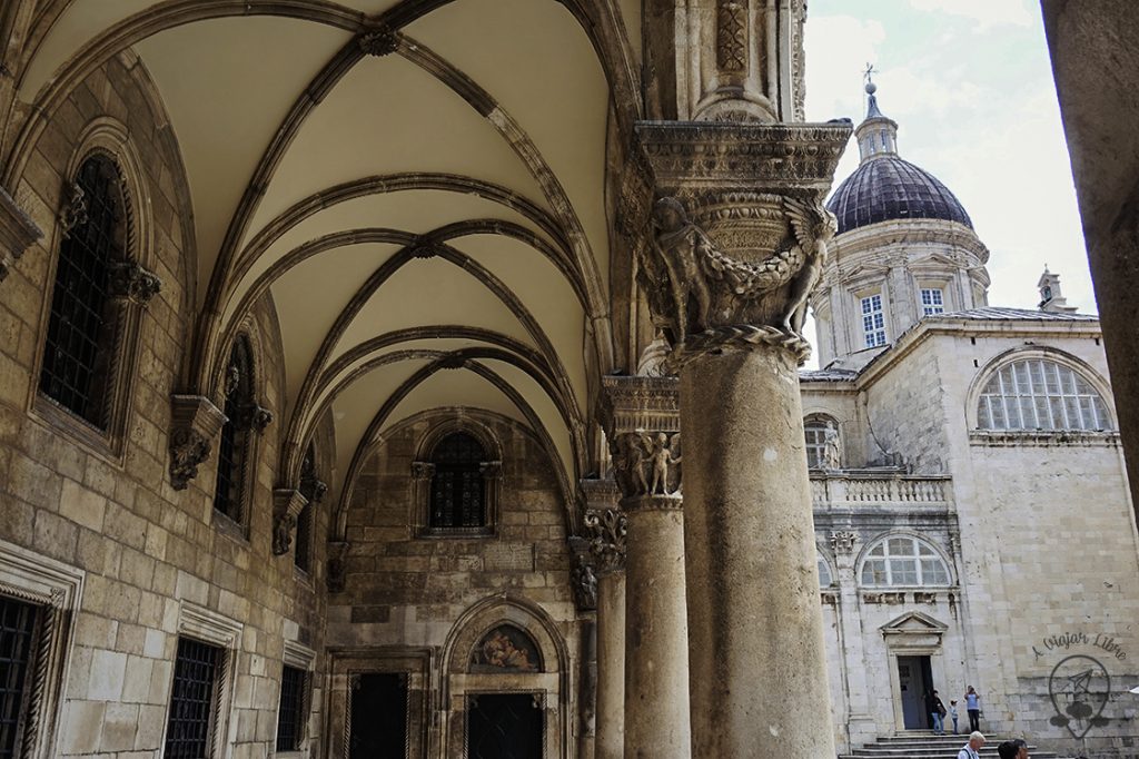 Rectors palace and Cathedral Dubrovnik
