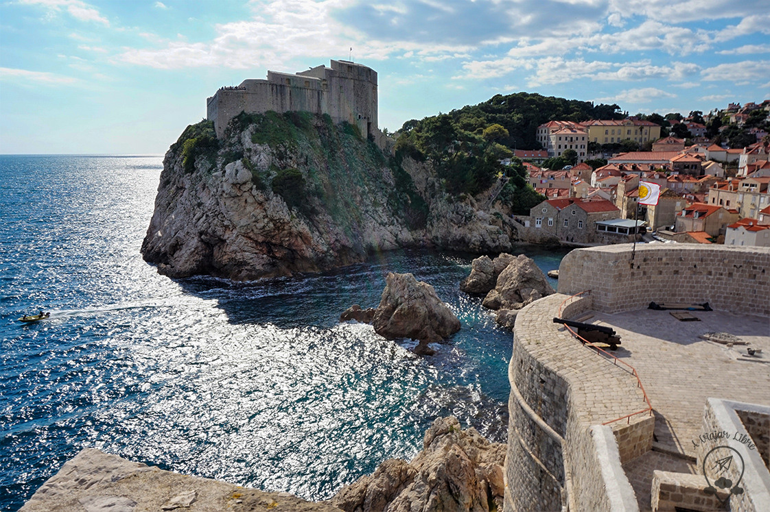 Fortaleza Lovrijenac2 desde muralla Dubrovnik
