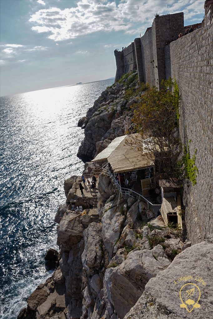 Sunset Café in walls Dubrovnik