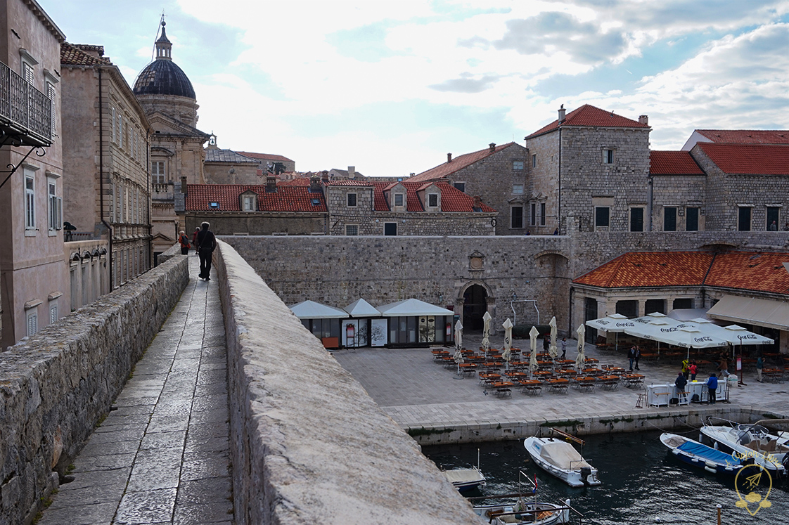 Dubrovnik port from walls