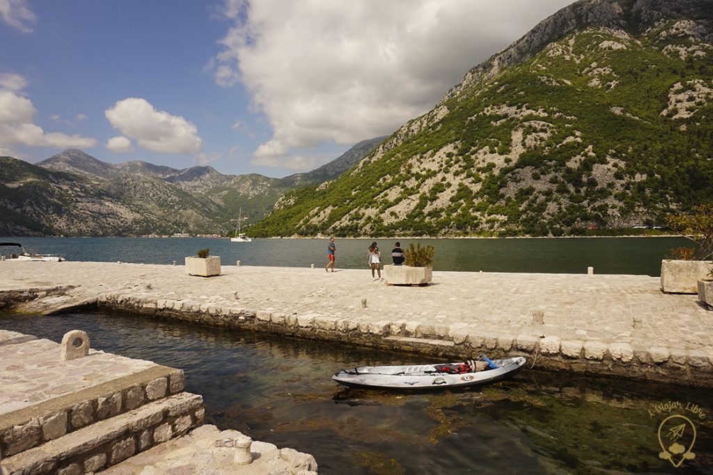 Scenery from island Perast Montenegro