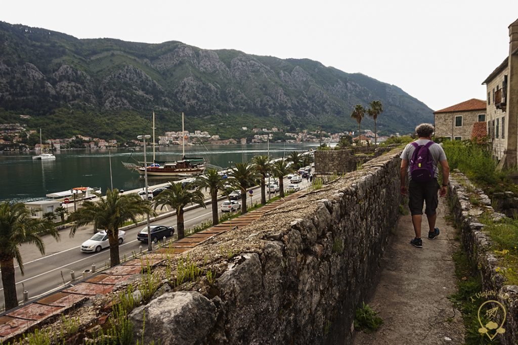 Kotor fiord from walls Montenegro