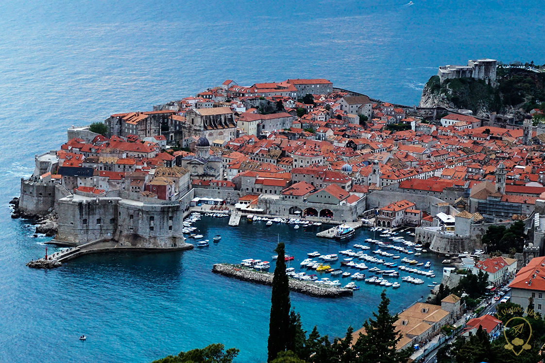 Viewpoint from mountain Dubrovnik near