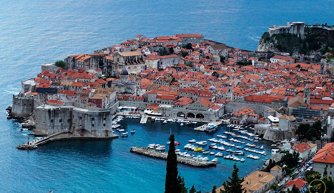 Viewpoint from mountain Dubrovnik near