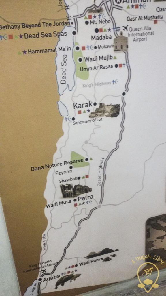 Jordan_Map_touristic Jordan Map touristic
